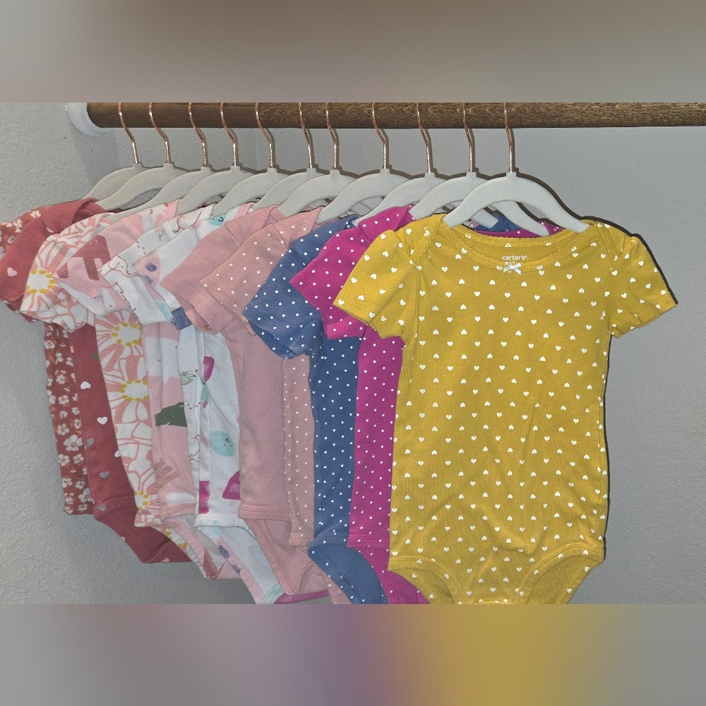 Carter's Baby Girl Bodysuits Bundle